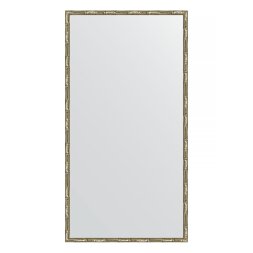 Зеркало в багетной раме Evoform серебряный бамбук 24 мм 67х127 см
