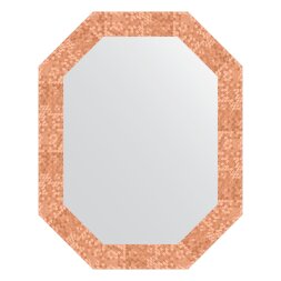 Зеркало в багетной раме Evoform соты медь 70 мм 57x72 см