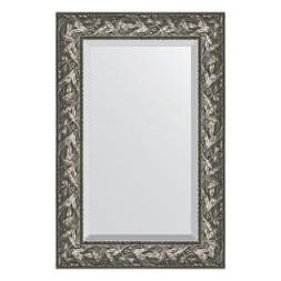 Зеркало с фацетом в багетной раме Evoform византия серебро 99 мм 59х89 см