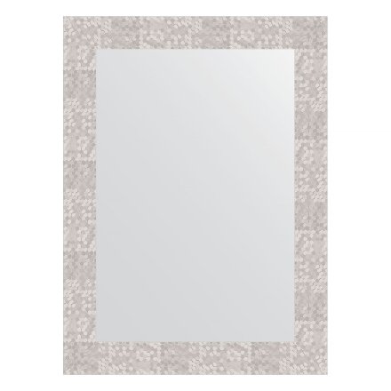Зеркало в багетной раме Evoform соты алюминий 70 мм 56х76 см в Москве 