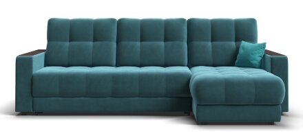 Угловой диван BOSS 3.0 Classic XL велюр Monolit зеленый в Москве 