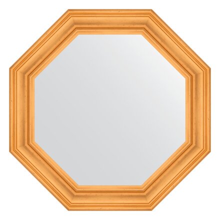 Зеркало в багетной раме Evoform травленое золото 99 мм 79,2х79,2 см в Москве 