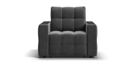 Кресло-кровать Dandy 2.0 велюр Monolit серый в Москве 