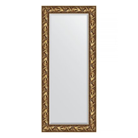 Зеркало с фацетом в багетной раме Evoform византия золото 99 мм 69х159 см в Москве 