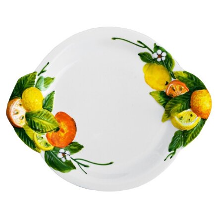 Тарелка обеденная Edelweiss Лимоны и апельсины, 30 см в Москве 