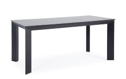 Обеденный стол из HPL Венето серый гранит