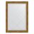 Зеркало с гравировкой в багетной раме Evoform состаренная бронза с плетением 70 мм 73x101 см в Москве 