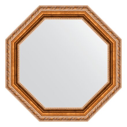 Зеркало в багетной раме Evoform версаль бронза 64 мм 52,2х52,2 см в Москве 