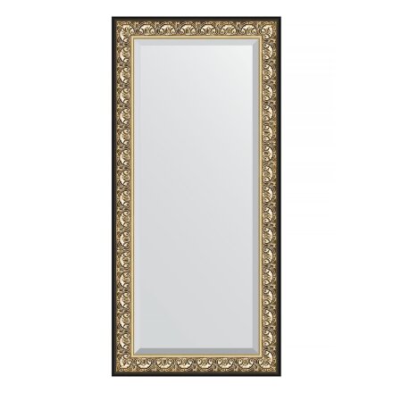 Зеркало с фацетом в багетной раме Evoform барокко золото 106 мм 80х170 см в Москве 