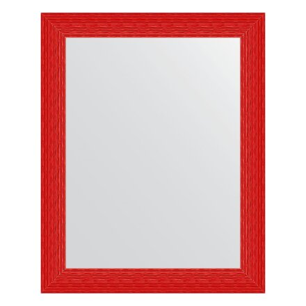 Зеркало в багетной раме Evoform красная волна 89 мм 80x100 см в Москве 