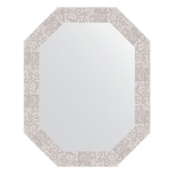 Зеркало в багетной раме Evoform соты алюминий 70 мм 57x72 см