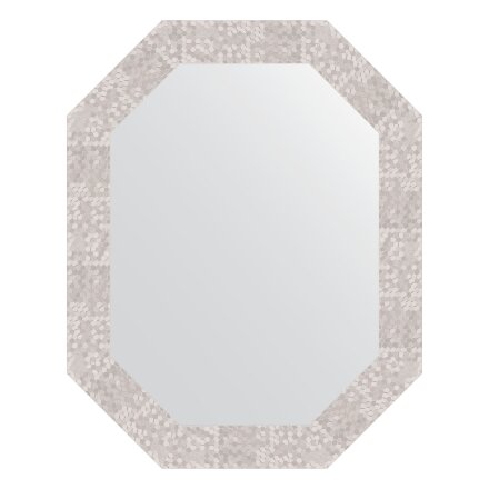 Зеркало в багетной раме Evoform соты алюминий 70 мм 57x72 см в Москве 