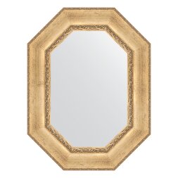Зеркало в багетной раме Evoform состаренное серебро с орнаментом 120 мм 62x82 см