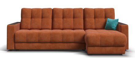 Угловой диван BOSS 3.0 Classic XL велюр Alkantara оранж в Москве 