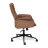 Кресло ТС 64х47х132 см ткань коричневый в Москве 