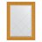 Зеркало с гравировкой в багетной раме Evoform сусальное золото 80 мм 65x87 см в Москве 