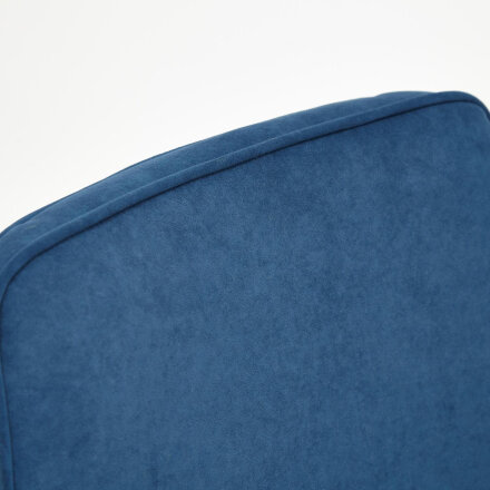 Кресло ТС 64х45х128 см флок синий в Москве 