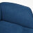 Кресло ТС 64х45х128 см флок синий в Москве 