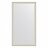 Зеркало напольное в багетной раме Evoform белая кожа с хромом 78 мм 109х200 см в Москве 
