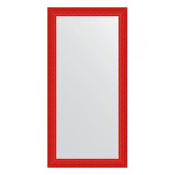 Зеркало в багетной раме Evoform красная волна 89 мм 80x160 см