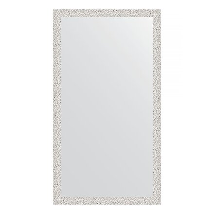 Зеркало в багетной раме Evoform чеканка белая 46 мм 61х111 см в Москве 