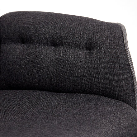 Кресло ТС 64х47х132 см ткань серый в Москве 