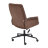 Кресло ТС 64х47х132 см флок коричневый в Москве 