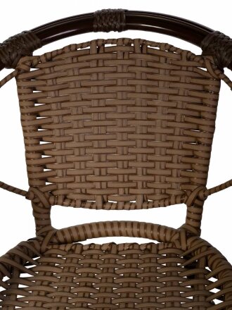 Кресло Bali (Бали) из искусственного ротанга, орех в Москве 