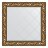 Зеркало с гравировкой в багетной раме Evoform византия золото 99 мм 89x89 см в Москве 