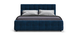 Кровать BOSS 180 велюр Monolit синяя