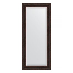 Зеркало с фацетом в багетной раме Evoform темный прованс 99 мм 69х159 см