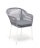 Плетеный стул из роупа Лион светло-серый в Москве 
