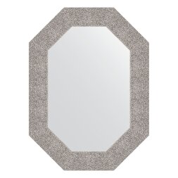 Зеркало в багетной раме Evoform чеканка серебряная 90 мм 56x76 см