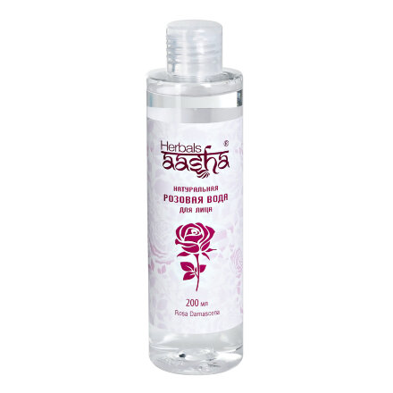 Натуральная розовая вода Aasha Herbals для лица, 200 мл в Москве 