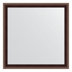 Зеркало в багетной раме Evoform махагон с орнаментом 50 мм 73x73 см