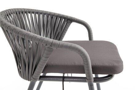Плетеный стул из роупа Женева Gray в Москве 