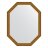 Зеркало в багетной раме Evoform виньетка состаренное золото 56 мм 70x90 см в Москве 