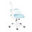 Кресло ТС 57х47х106 см ткань голубой в Москве 