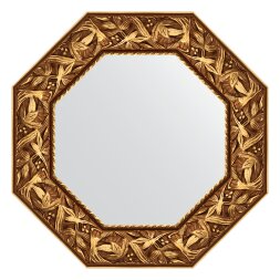 Зеркало в багетной раме Evoform византия золото 99 мм 58,8х58,8 см