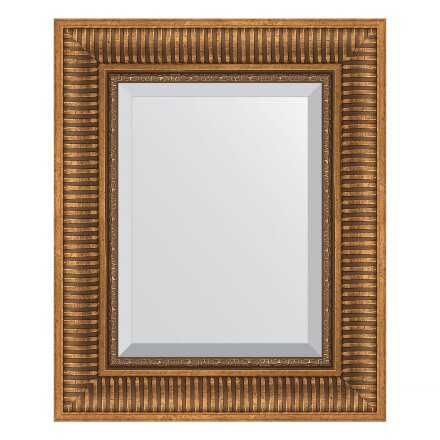 Зеркало с фацетом в багетной раме Evoform бронзовый акведук 93 мм 47х57 см в Москве 