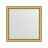 Зеркало в багетной раме Evoform состаренное золото 67 мм 76х76 см в Москве 
