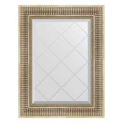Зеркало с гравировкой в багетной раме Evoform серебряный акведук 93 мм 57x75 см