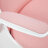 Кресло ТС 57х47х106 см ткань розовый в Москве 