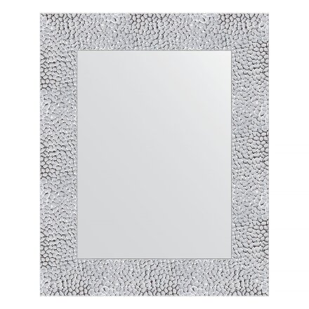 Зеркало в багетной раме Evoform чеканка белая 70 мм 43x53 см в Москве 