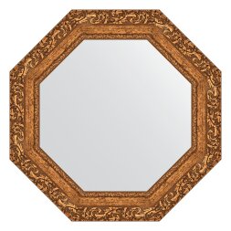 Зеркало в багетной раме Evoform виньетка бронзовая 85 мм 60x60 см