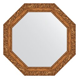 Зеркало в багетной раме Evoform виньетка бронзовая 85 мм 70x70 см