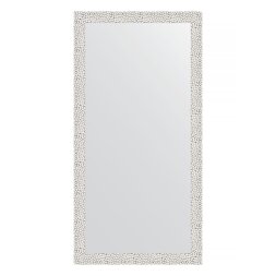 Зеркало в багетной раме Evoform чеканка белая 46 мм 51х101 см