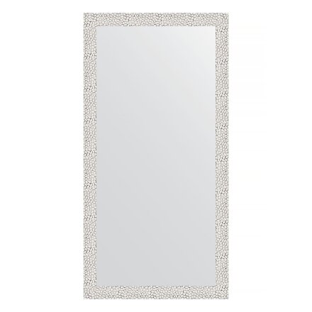 Зеркало в багетной раме Evoform чеканка белая 46 мм 51х101 см в Москве 