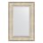 Зеркало с фацетом в багетной раме Evoform виньетка серебро 109 мм 60х90 см в Москве 