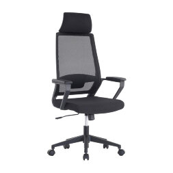 Кресло компьютерное TC черное 129,5х55х51 см